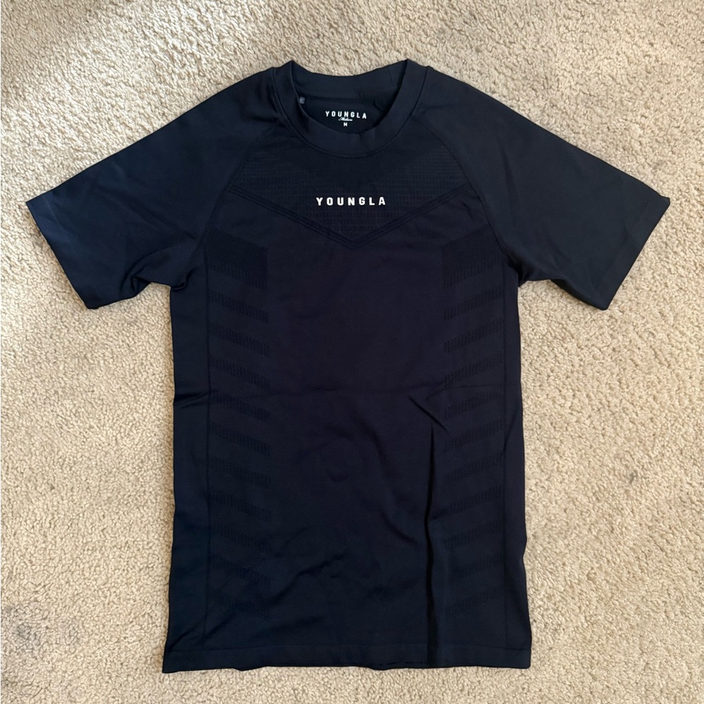NWOT YoungLA supervillain compression short sleeves M